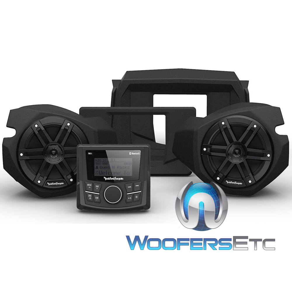 Rockford Fosgate RZR14-STG1 Audio Kit for Select 2014-Up Polaris RZR Models