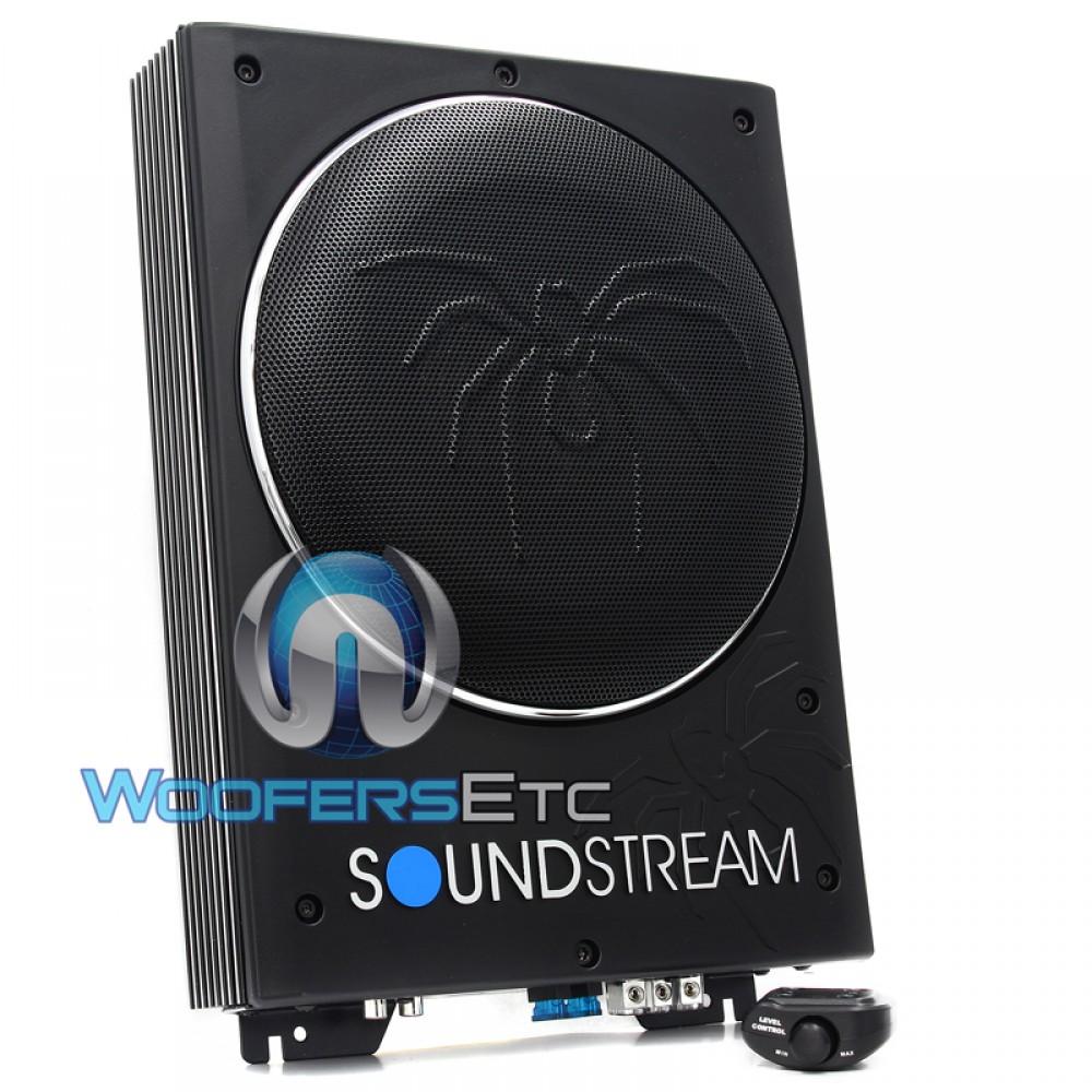 USB.8A - Soundstream 8" Under Seat Enclosed Subwoofer and Amplifier