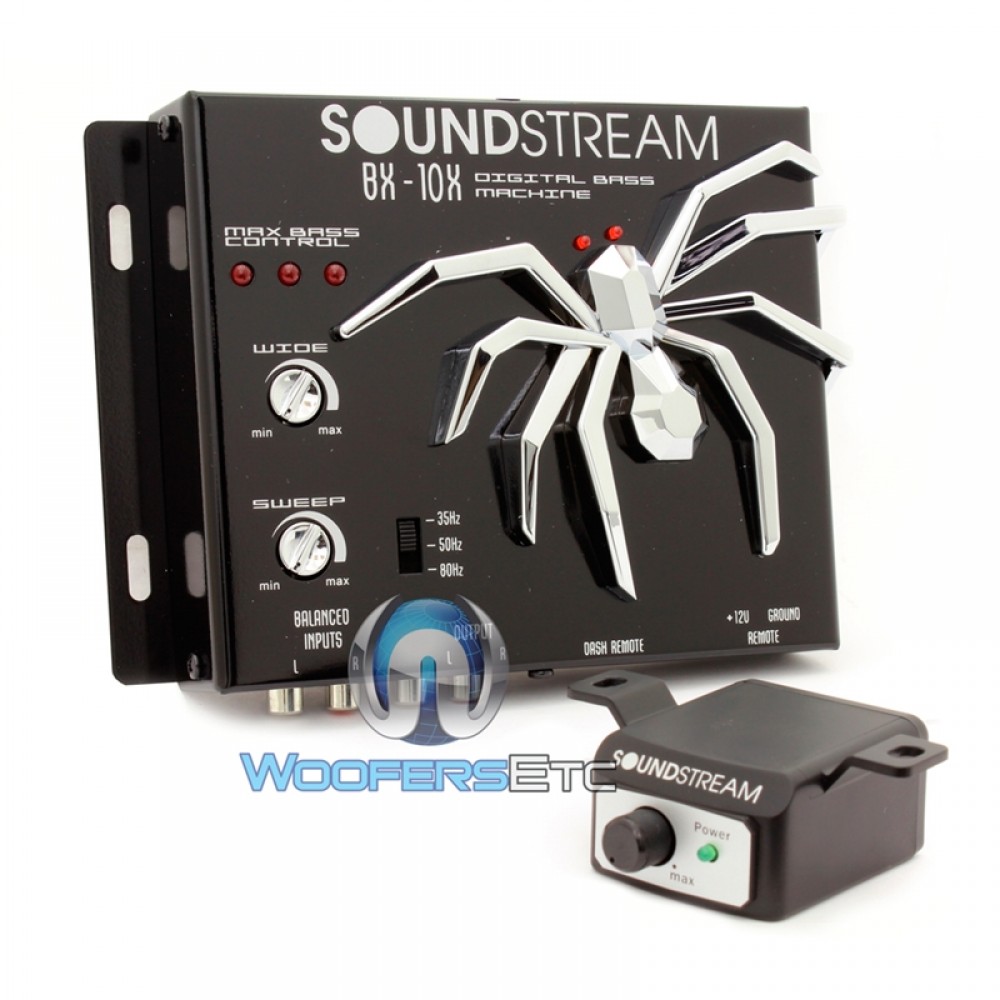 BX-10X - Soundstream Digital Bass Reconstruction Processor with Lighted Display and Remote Control