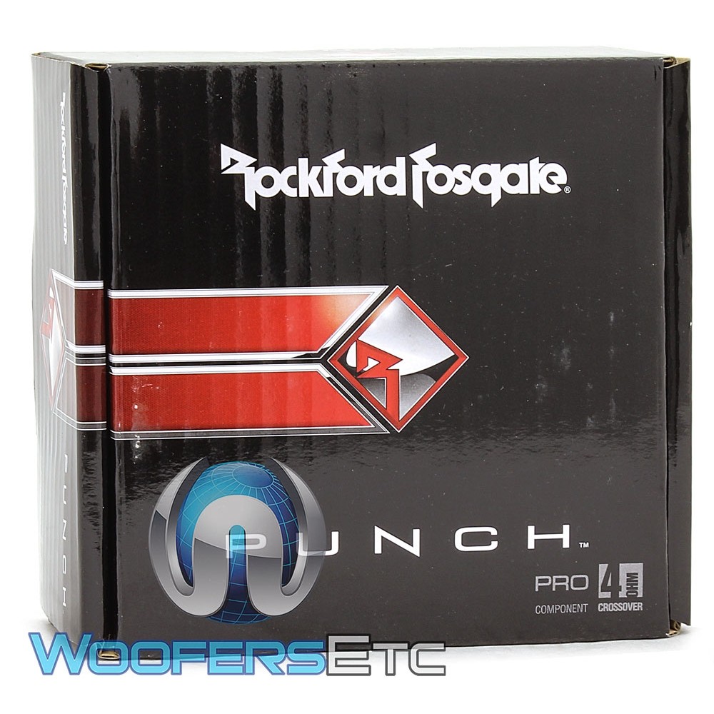 Rockford Fosgate PP4-X Crossover for Punch Pro Midrange Drivers and Tweeters