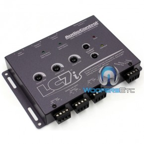 AudioControl LC7i Black 6-Channel Line Output Converter with Bass Restoration 