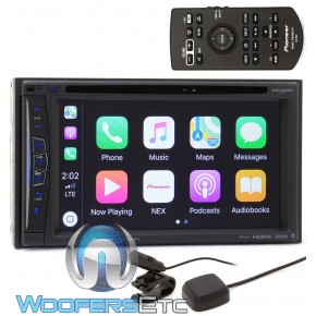 til stede regn Lære Pioneer AVIC-W6400NEX In-Dash 2-DIN 6.2" Touchscreen DVD/CD Receiver with GPS  Navigation, HD