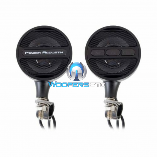 Power Acoustik MCS-22B Marine Motorcycle Audio Bluetooth Speakers