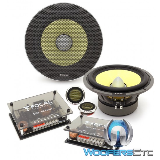 Focal ES-165KX2 6.5" 120W RMS K2 Power Series Component Speakers System