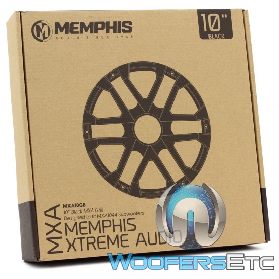 Memphis MXA10GB 10" MXA Marine Subwoofer Grill Black