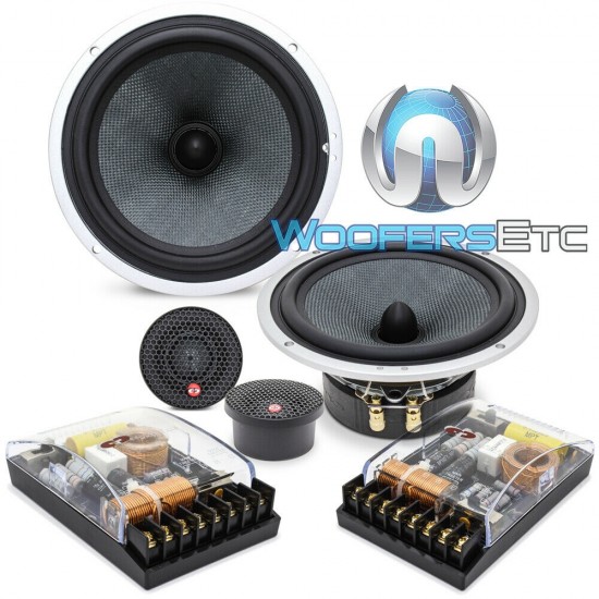 CDT Audio CRM-62KiS 6.7" 250W RMS 2-Way Component Speakers System