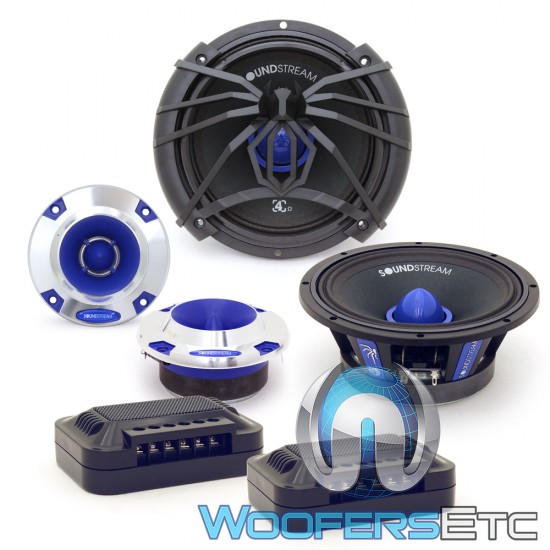 Soundstream SME.650C 6.5" 100W RMS 2-Way Component Speakers System