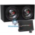 BKH212 - Cerwin Vega 12" 4-Ohm 2000W Loaded HED Series Basskit Subwoofers Enclosure with Amplifier