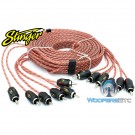 SI4620 - Stinger 20 Ft. 6-Channel 4000 Series RCA Interconnect Cable