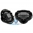 Hertz HMX 8 S-LD (Black) RGB LED 8" 200W 4-OHM Marine Coaxial Speakers