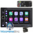Power Acoustik CP-650 In-Dash 2-DIN Digital Media Car Stereo Receiver with Apple Carplay, Bluetooth Connectivity and USB Playback
