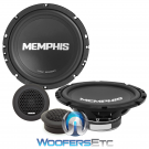 Memphis SRX60C 6.5" 50W RMS Street Reference Series Component Speakers System