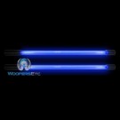 B8S - Pair of Neon Lights 8" Cool Blue Straight Neon Bars