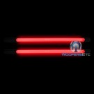 R18S - Pair of Neon Lights Fire Red 18" Straight Neon Bars