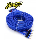 Stinger SI6420 4-Channel 20Ft. 6000 Series RCA Interconnect Cables