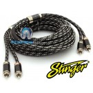 SI9217 - Stinger 2-Channel 17-Feet Male 9000 Series Interconnect RCA Cable