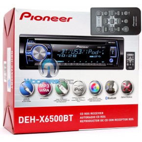 DEH-X6500BT - Pioneer In-Dash CD/MP3/USB Car Stereo Receiver with 