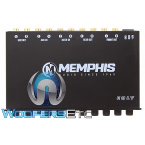 Memphis EQL7 7-Band Equalizer 8 Volt Out Graphic EQ 